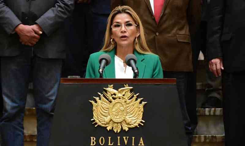 Añez anuncia “mano dura” contra el narcotráfico y el narcoterrorismo