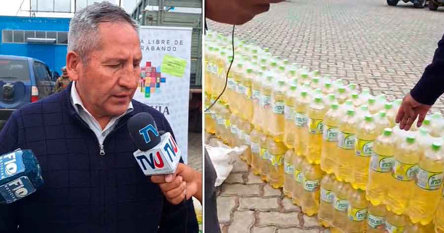 Incautan cinco mil litros de aceite que eran desviados hacia Perú